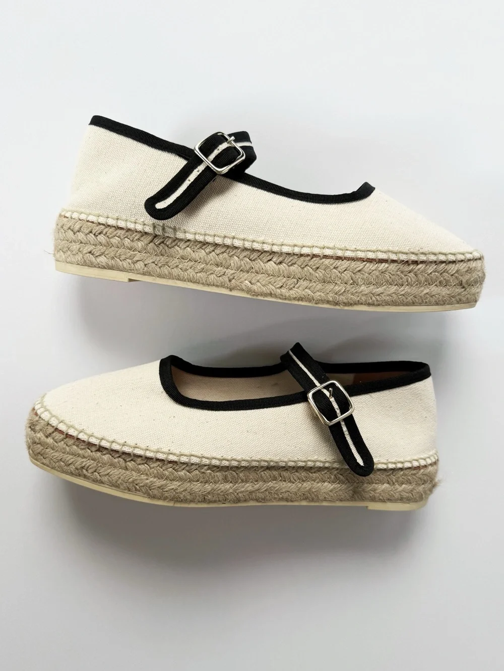 Anthropologie Maeve Canvas Mary Jane Espadrilles | 40 NWOT